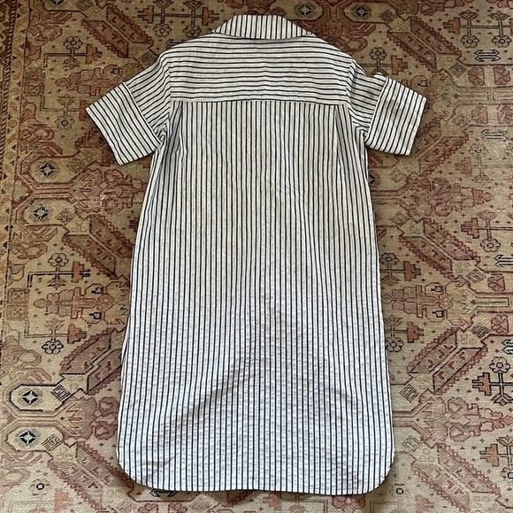 MM Lafleur- The Sam Dress- Textured Stripe XS - Picture 7 of 7